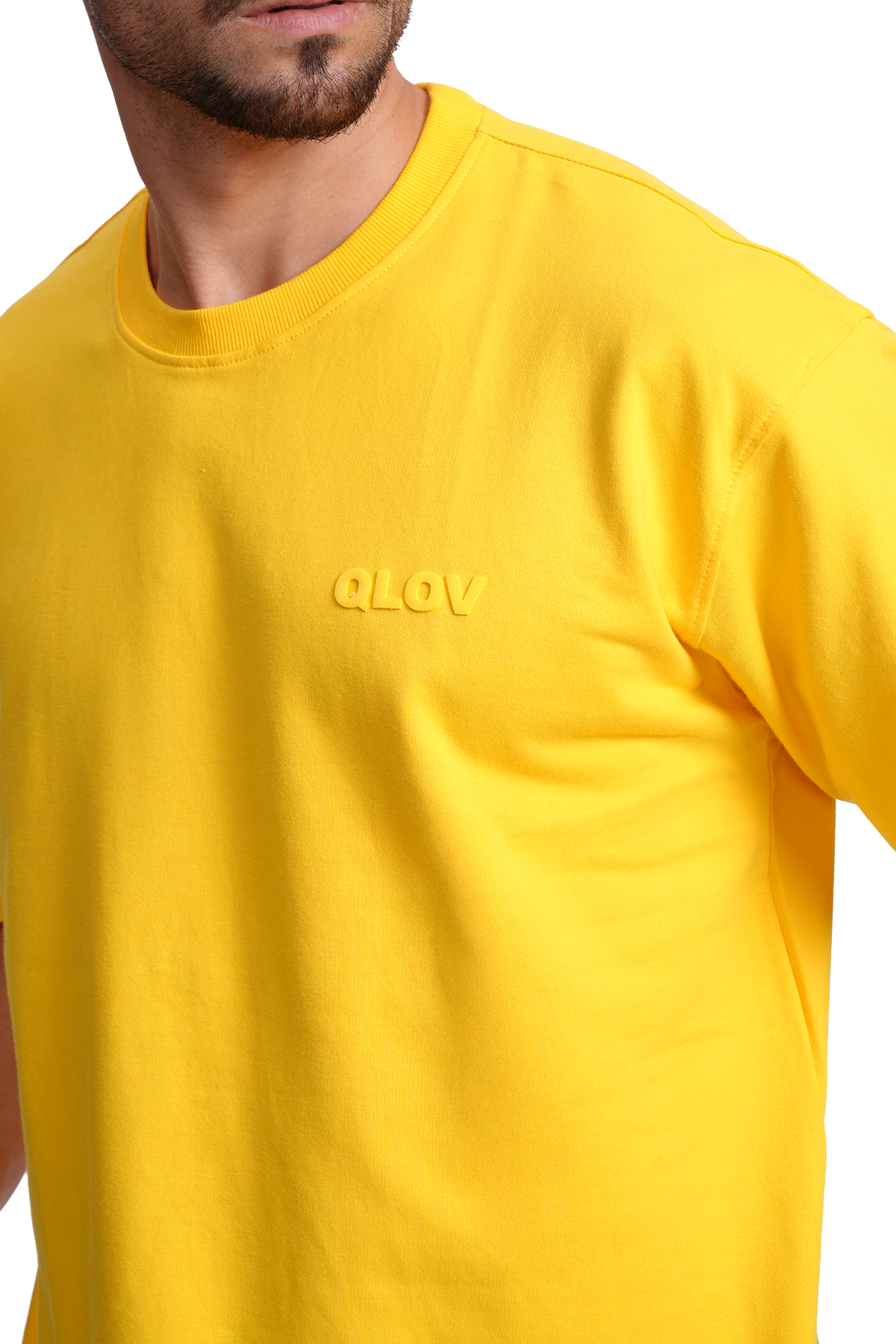 Solid (Yellow) Oversized T-Shirt