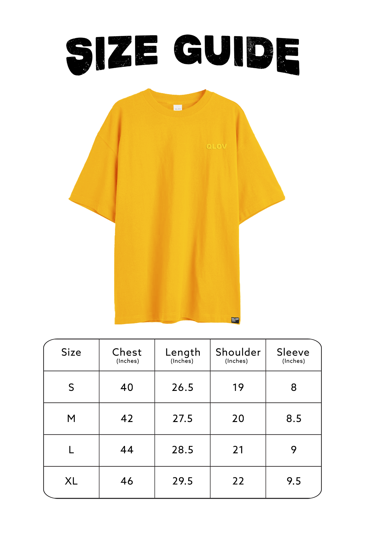 Solid (Yellow) Oversized T-Shirt
