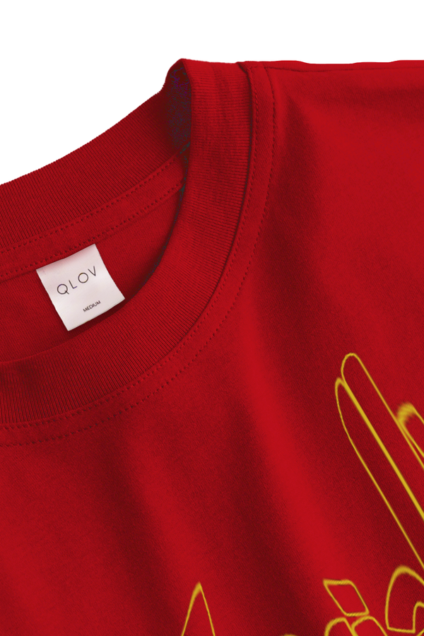 Unavailable  (Red) Oversized T-Shirt