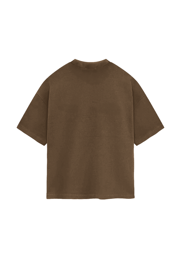 Shadow Army Brown Oversized T-Shirt