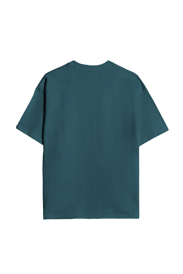 The Charger Faded teal Oversized T-Shirt