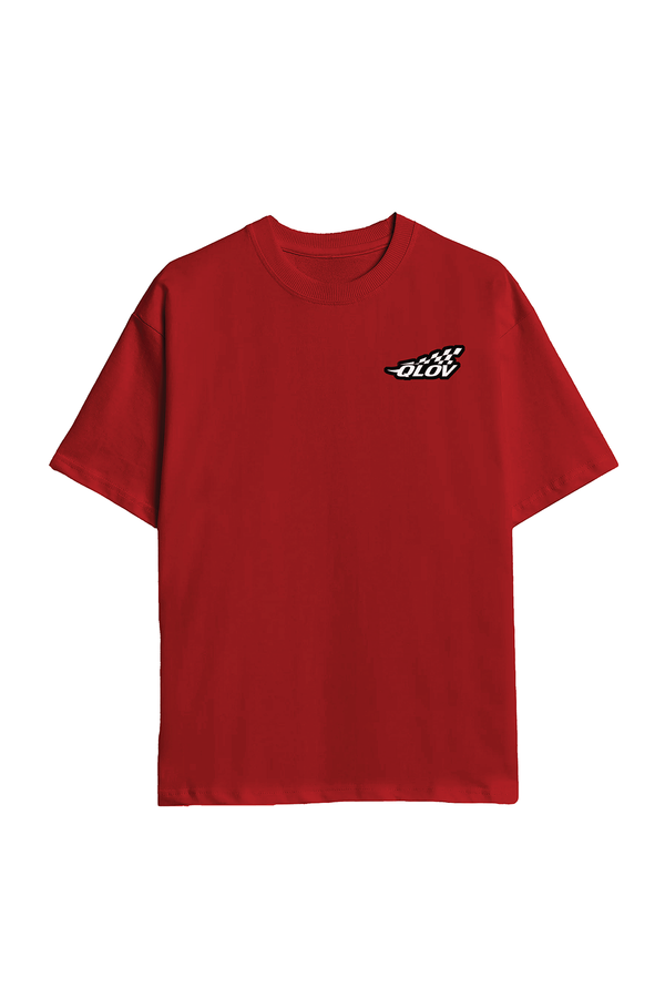 The 66Ford Red Oversized T-Shirt