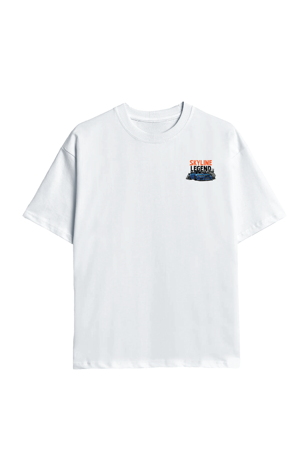 Skyline White Oversized T-Shirt