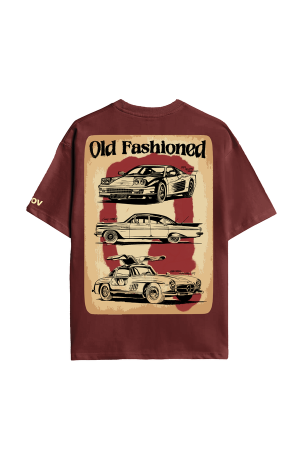 Old fashioned (Rustic brown) Oversized T-shirt