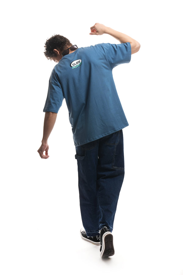 Camel Inksanity (Fade Blue) Oversized T-Shirt