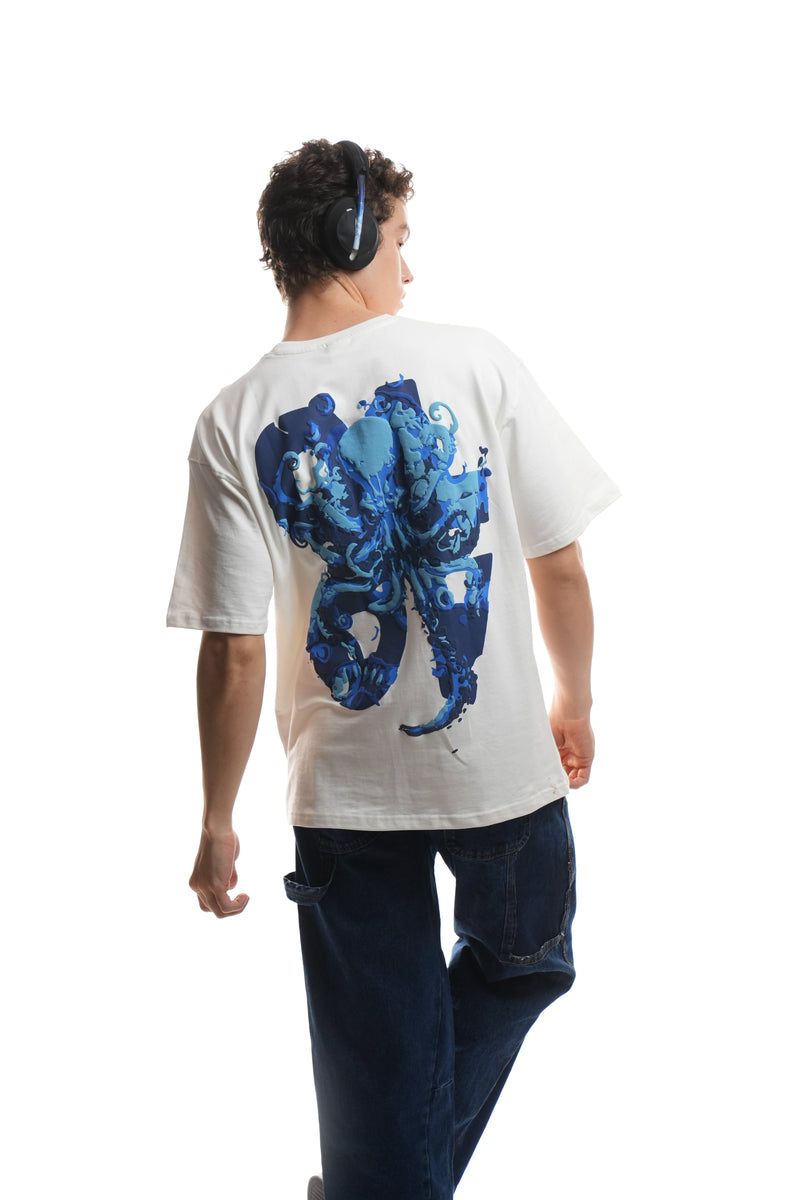 Octowave (0ff White) Oversized T-Shirt