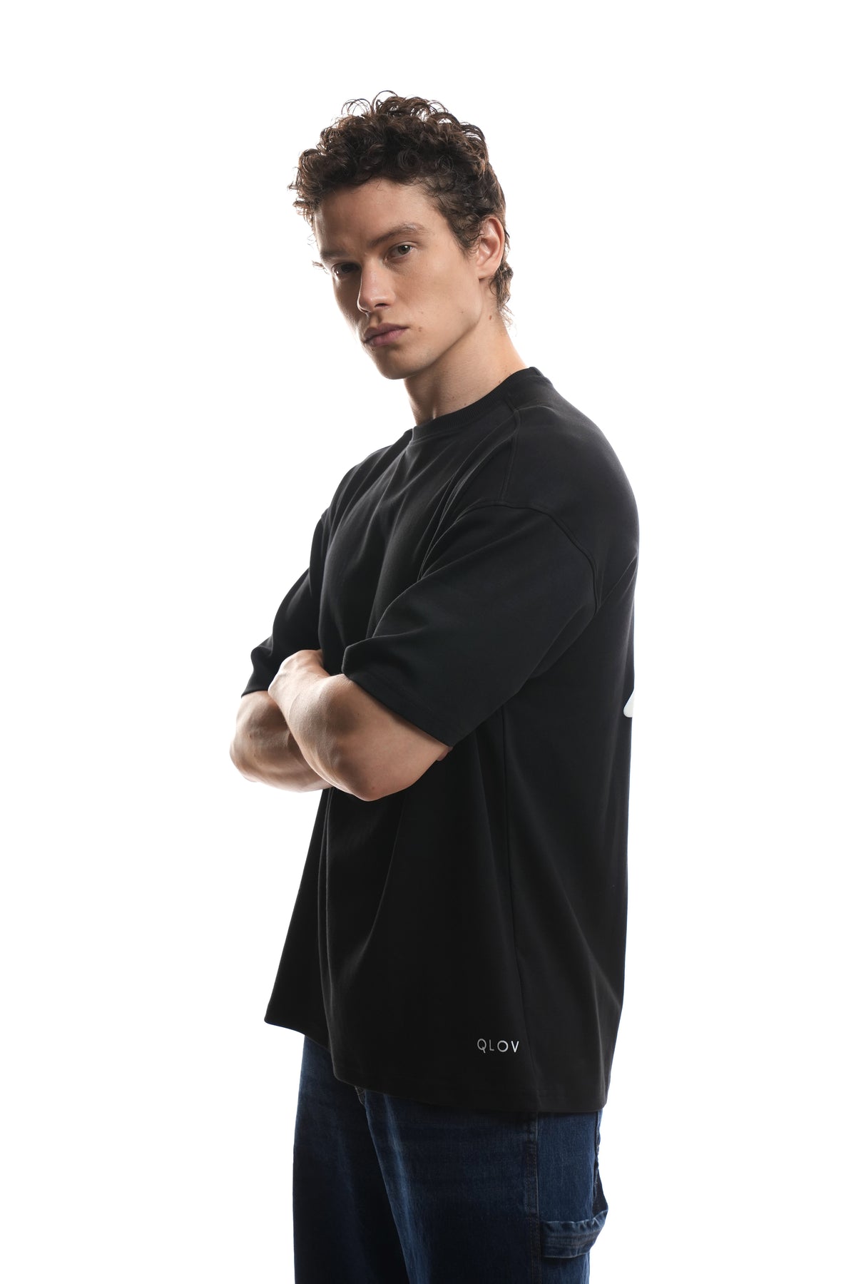 Be In Your Space (Black) Oversized T-Shirt