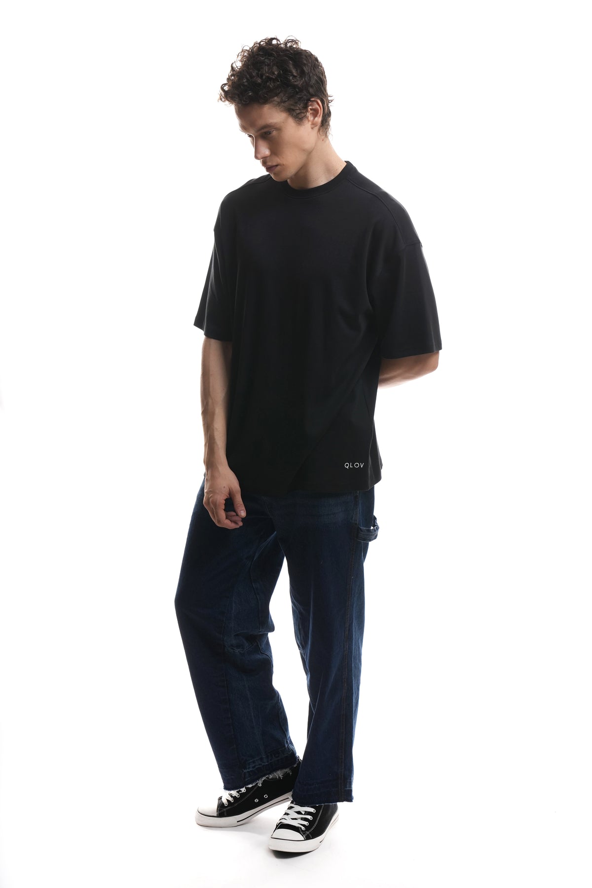 Be In Your Space (Black) Oversized T-Shirt