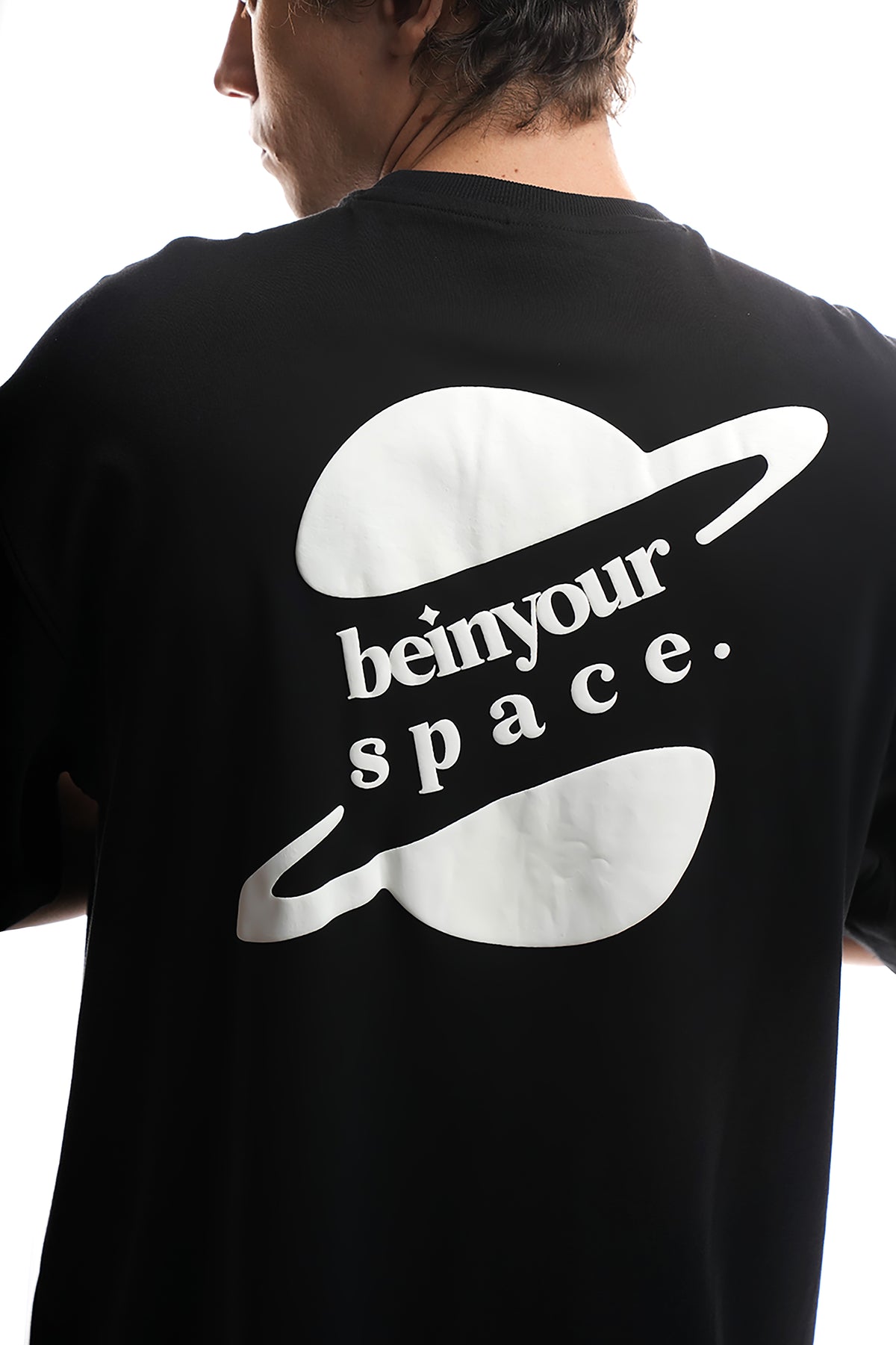 Be In Your Space (Black) Oversized T-Shirt