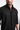 Black Linen Relaxed Fit Shirt With Invisible Placket