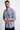 Blue Textured  Relaxed Fit Shirt