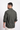 Military Green Textured Relaxed Fit Shirt