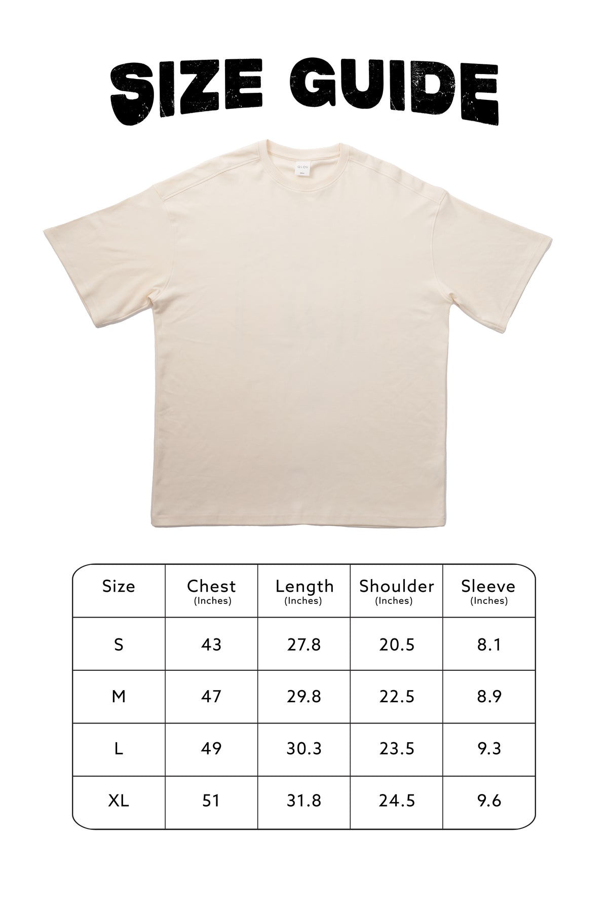 Solid (Off-White) Oversized T-Shirt