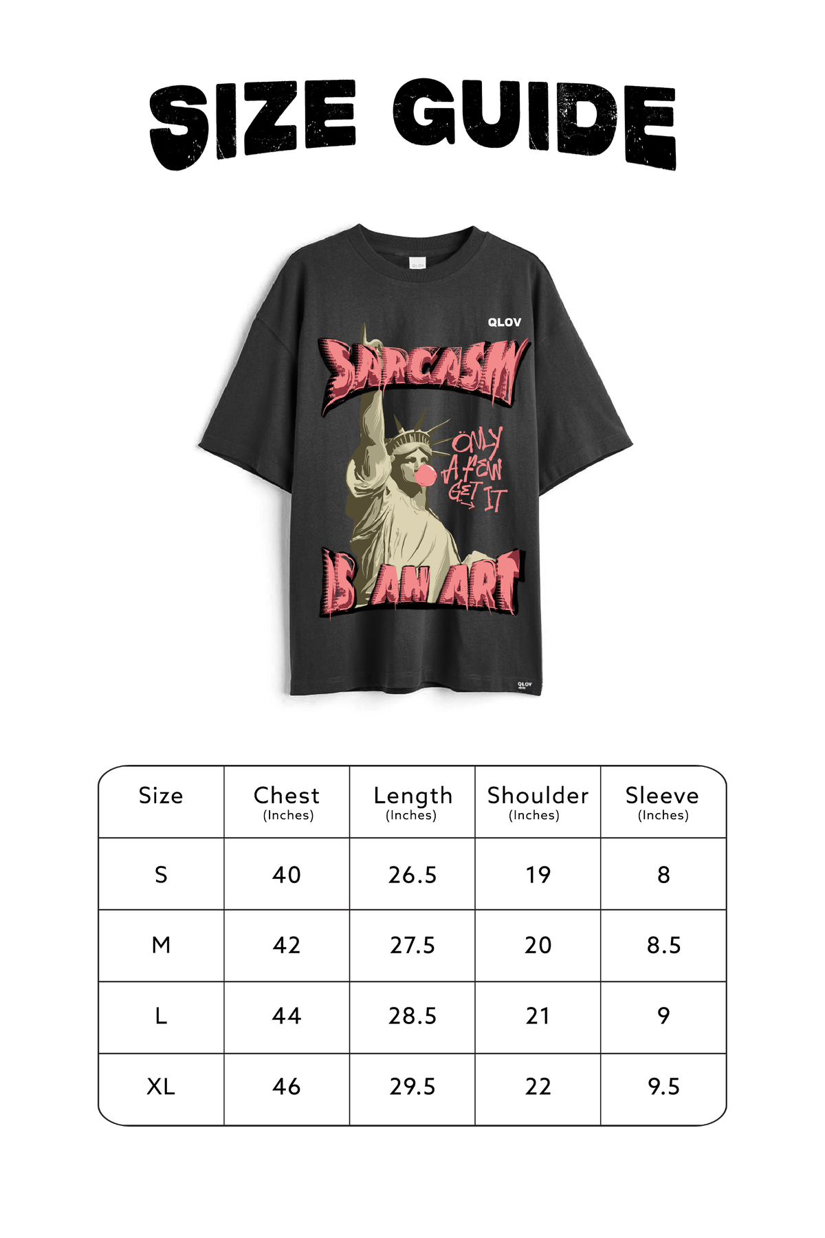 Sarcasm (Olive Ash ) Oversized T-Shirt